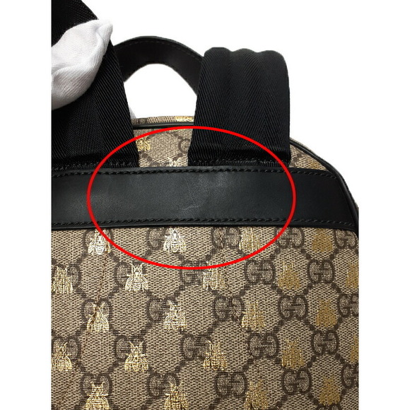 Gucci GG Supreme Bee Backpack - Picture 4 of 9